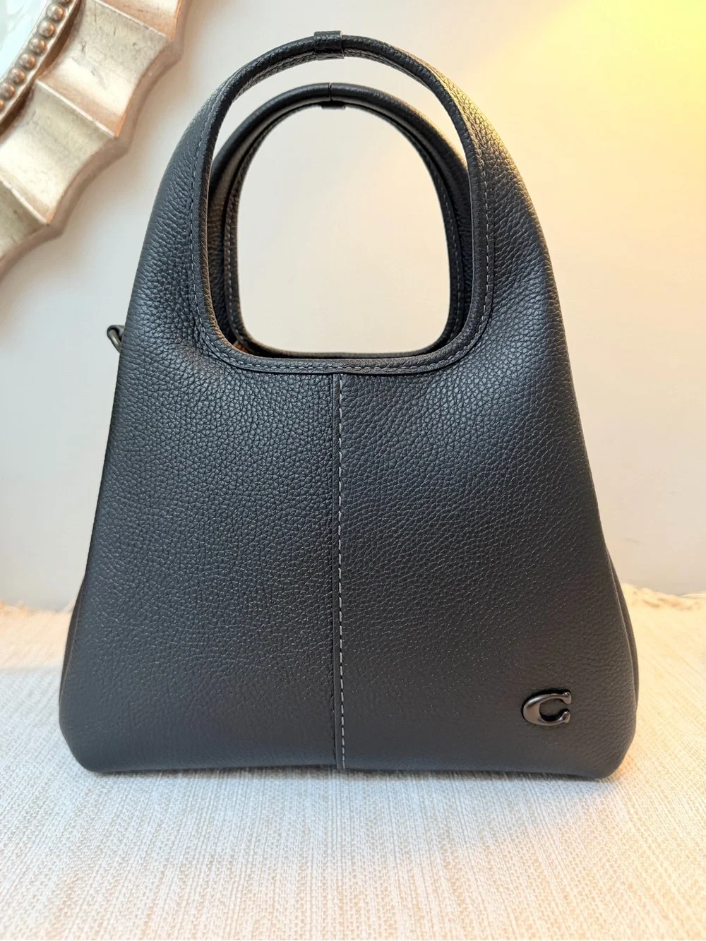 Coach Lana Shoulder Bag 23 – Pewter/Black